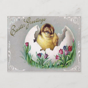 Postal Festiva Ephemera victoriana de Pascua