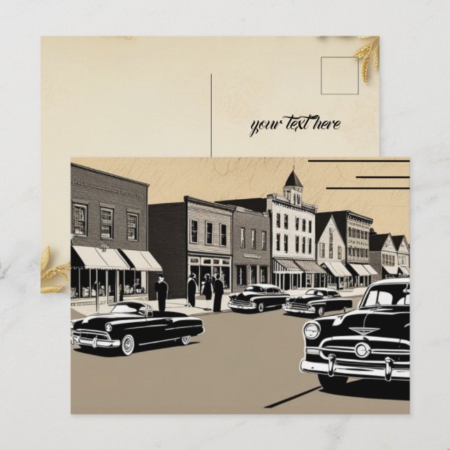 Postal Festiva época antigua (Anverso / Reverso)