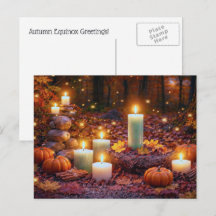 Equinoccio de Otoño Mabon Velas Bosque