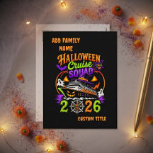 Equipo de crucero de Halloween 2026 Camisetas a ju