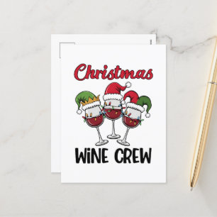 Postal Festiva Equipo de Navidades divertidos