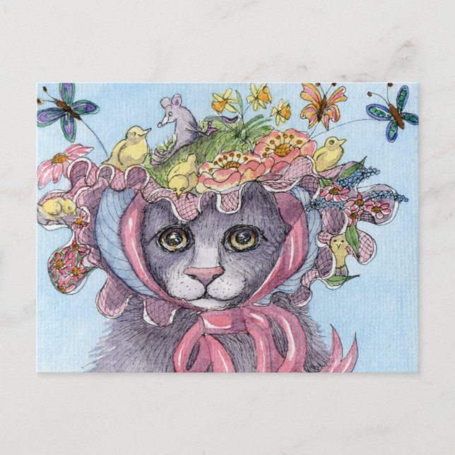 Postal Festiva Era su entrada del capo de Pascua (Anverso)