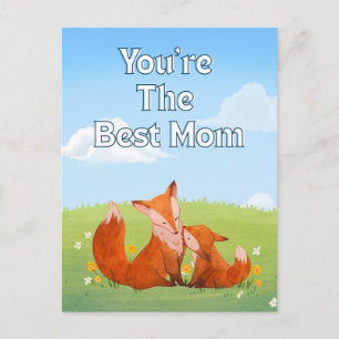 Postal Festiva Eres la mejor mamá día de la madre