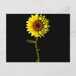 Postal Festiva Eres Mi Softbol Sunshine Sunflower