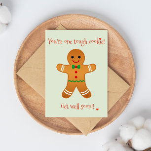 Postal Festiva Eres una cookie difícil - Ponte bien Navidades