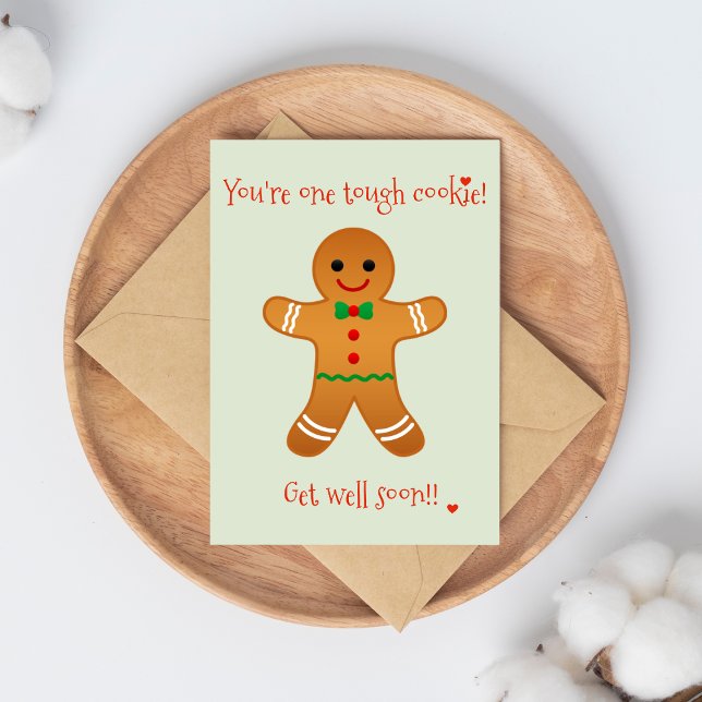 Postal Festiva Eres una cookie difícil - Ponte bien Navidades (Subido por el creador)