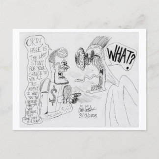 Postal Festiva Erica Crooks Comics : Game Show scam