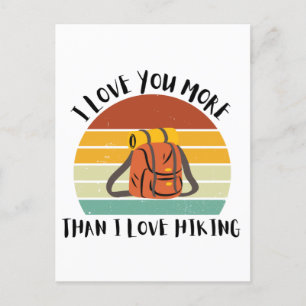 Postal Festiva Es Divertido Que Te Amo Más De Lo Que Me Encanta S