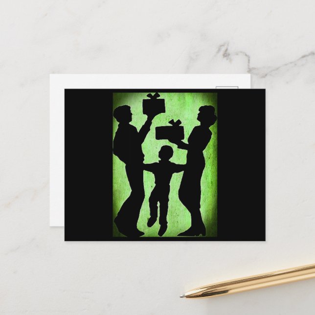 Postal Festiva ¡Es hora de los regalos! (Anverso/Reverso In Situ)