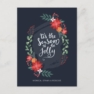 Postal Festiva Es la temporada para estar alegre