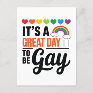 Postal Festiva es un gran día ser gay