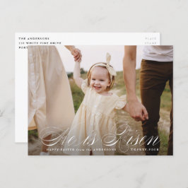 Postal Festiva Es una foto de Pascua con guión en Risen