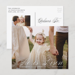 Postal Festiva Es una foto de Pascua con guión en Risen