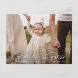 Postal Festiva Es una foto de Pascua con guión en Risen