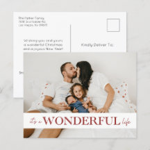 Es una maravillosa vida foto roja