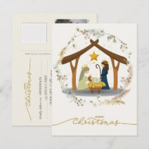 Escena del Nacimiento Niño Jesús en el Pesebre Tu
