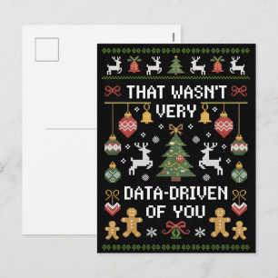 Postal Festiva Eso no fue muy basado en datos de tu parte, datos 