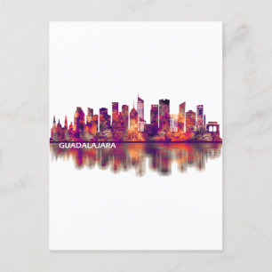 Postal Festiva Esquina de Guadalajara México