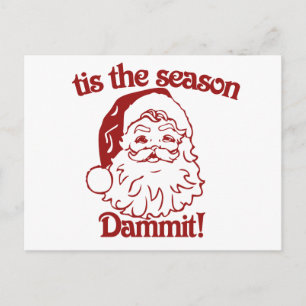 Postal Festiva Esta es la temporada de navidades graciosos