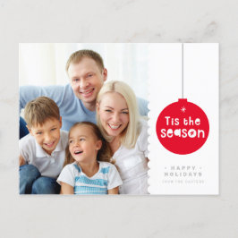 Postal Festiva ESTA ES LA TEMPORADA NAVIDADES FOTOGRAFÍA diversió