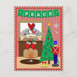 Postal Festiva Esta fue la noche antes de los Navidades ・ 2 media