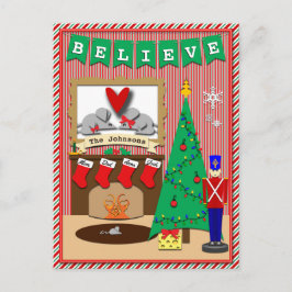 Postal Festiva Esta fue la noche antes de los Navidades ・ 4 media