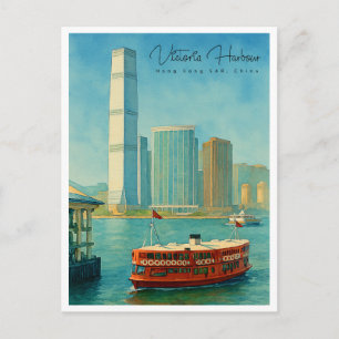 Postal Festiva Estación de Metro Hong Kong