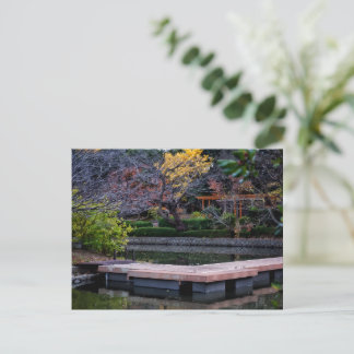 Postal Festiva Estanque de Japón