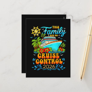 Postal Festiva Este crucero familiar no tiene control vacaciones
