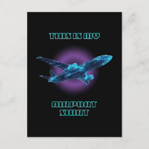 Postal Festiva Este es mi viaje en familia de camisetas al aeropu