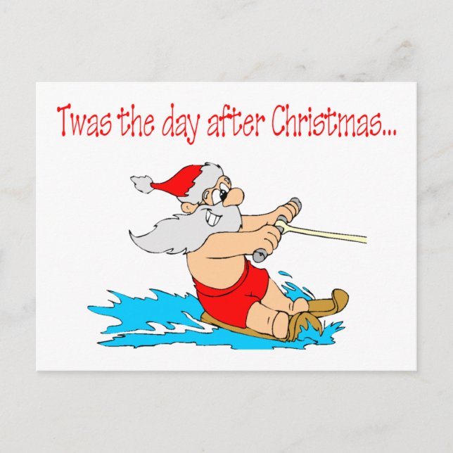 Postal Festiva Este fue el día después de los Navidades (Anverso)