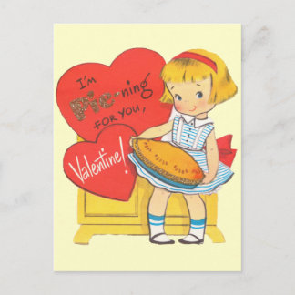 Postal Festiva Estoy de Pie-ning para ti Valentine