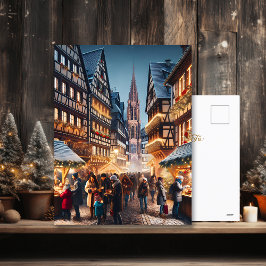 Postal Festiva Estrasburgo, Mercado de Navidades de Francia