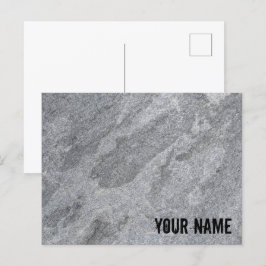 Postal Festiva Estropinas grises de estructura de granito de pied