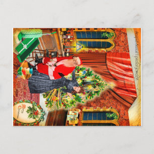 Postal Festiva ¡Estúpido Santa! Prefiero joyas :/
