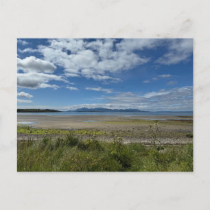 Postal Festiva Ettrick Bay en la isla de Bute Scotland en un
