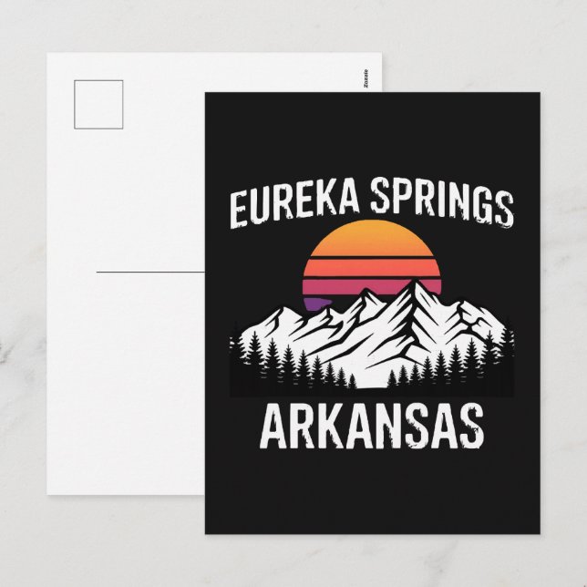 Postal Festiva Eureka Springs (Anverso / Reverso)