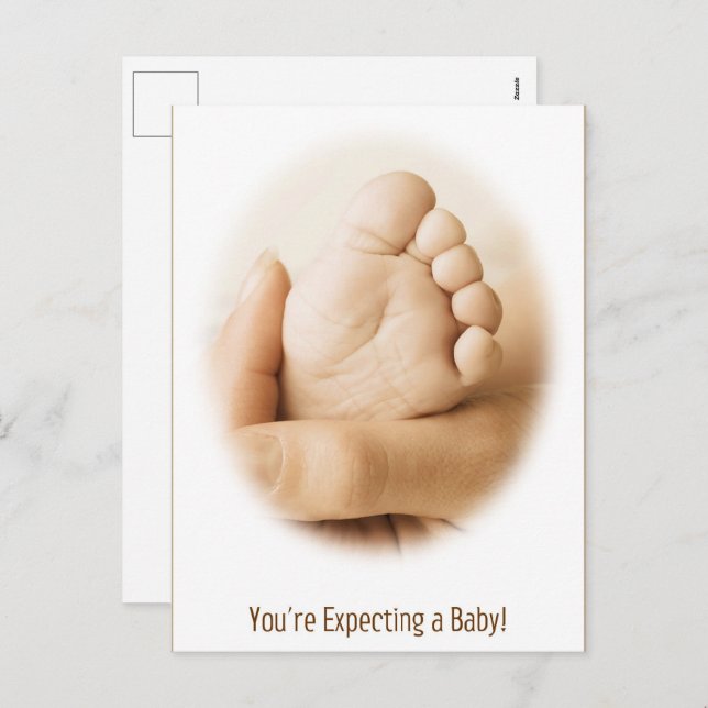 Postal Festiva Expecting a Baby Card (Anverso / Reverso)