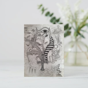Postal Festiva Extranjeros antiguos, Anubis