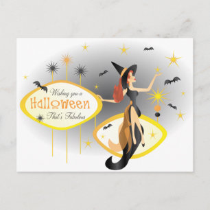 Postal Festiva Fabulosa Halloween