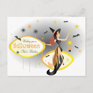 Postal Festiva Fabulosa Halloween