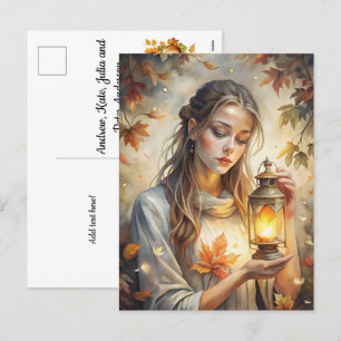 Postal Festiva Fairy Welcome Fall