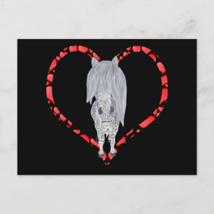 POSTAL FESTIVA FALABELLA HORSE HEART
