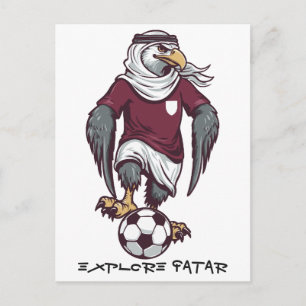 Postal Festiva Falcon Striker with Traditional Headscarf