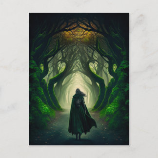 Postal Festiva Fantasía oscura del Día de San Patricio