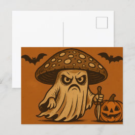 Postal Festiva Fantasma mortal con escalofríos