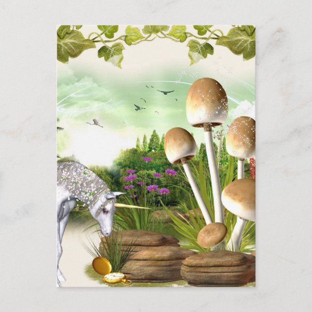 Postal Festiva Fantasy Forest Journal Ephemera (Anverso)