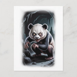 Postal Festiva Fantasy Panda Parody Movie Character on a White