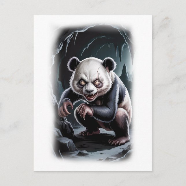 Postal Festiva Fantasy Panda Parody Movie Character on a White (Anverso)