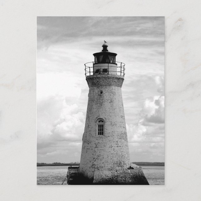 Postal Festiva Faro Cockspur Isla Tybee, Georgia (Anverso)
